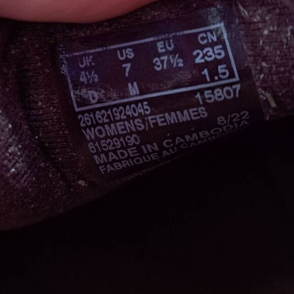 Clarks Women's Emily Step Loafer Burgundy Leather size 7 M - Picture 7 of 8